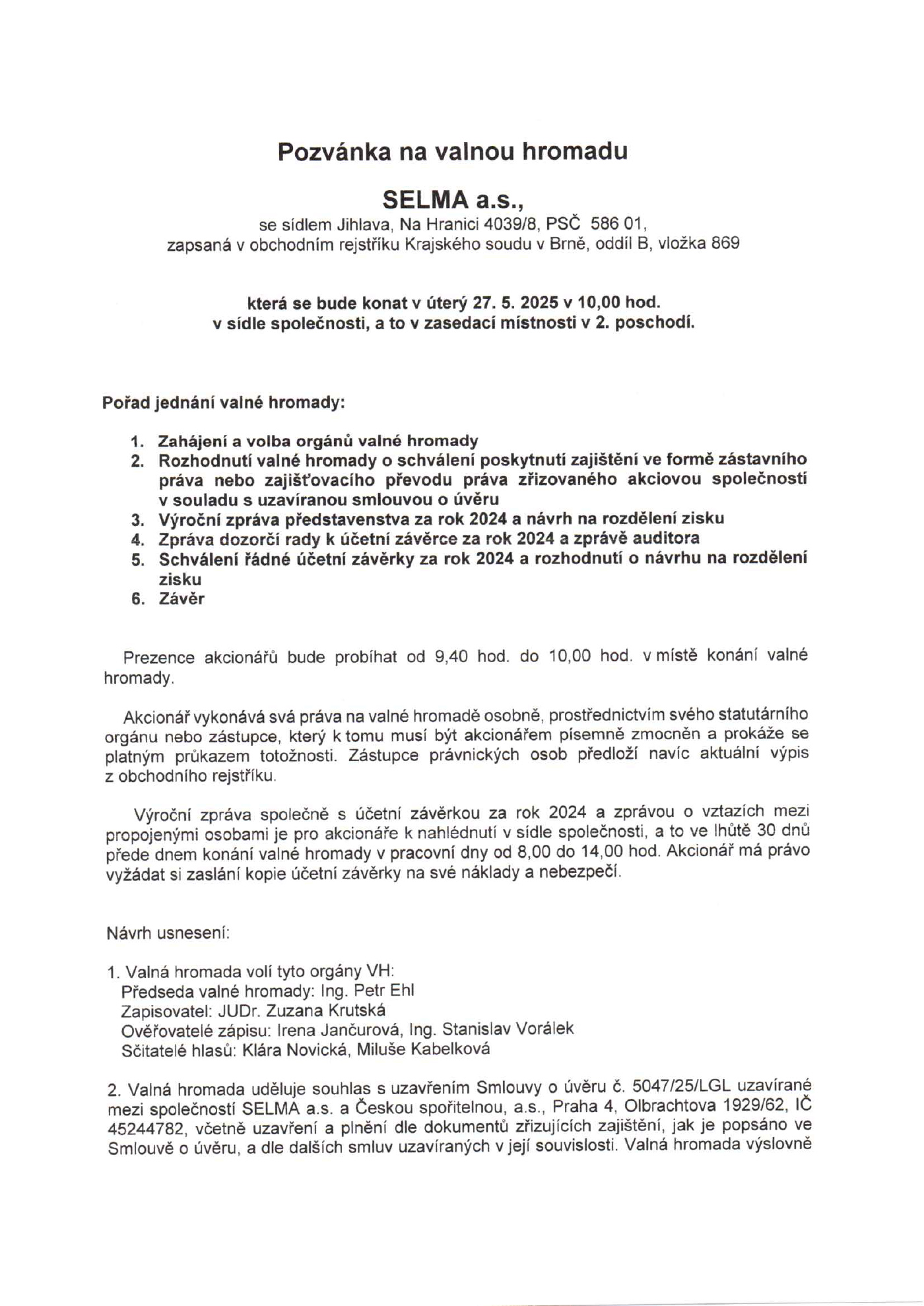 Valná hromada